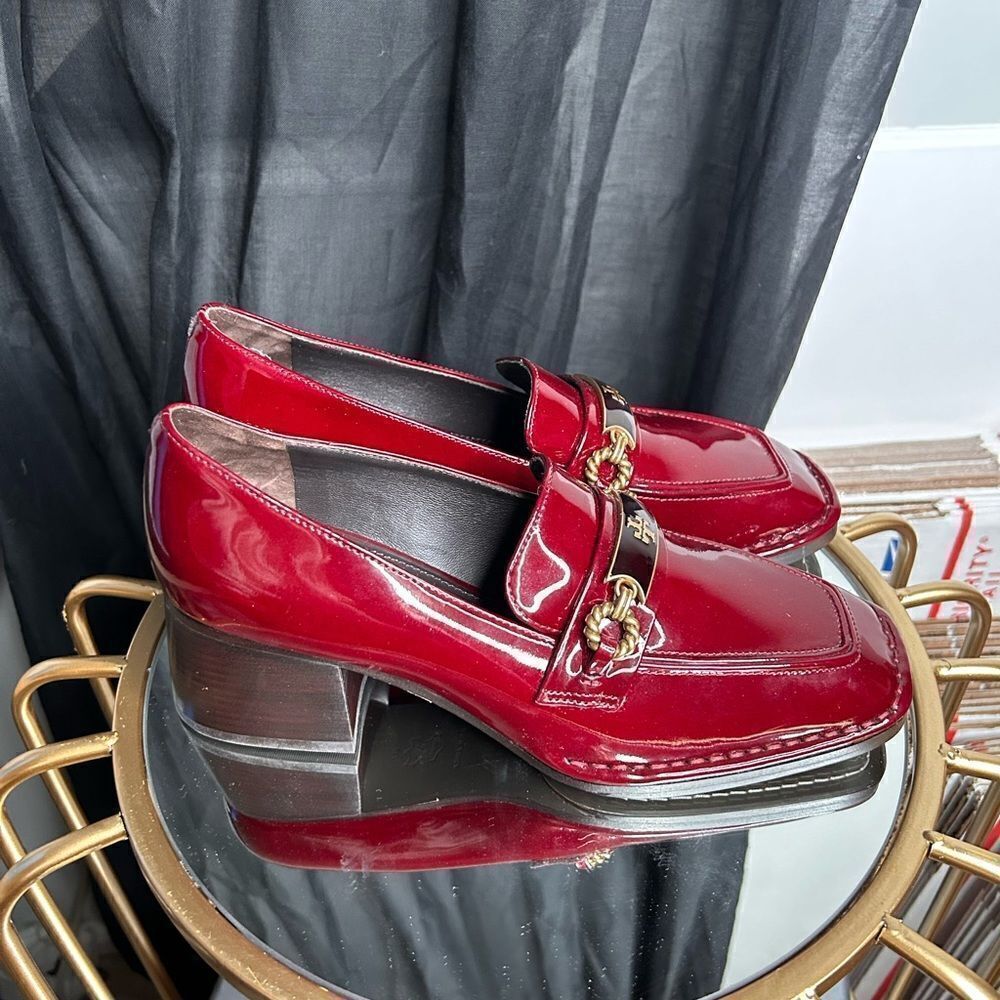 Tory Burch Mid Heel Perrine Loafers NEW - Picture 5 of 6